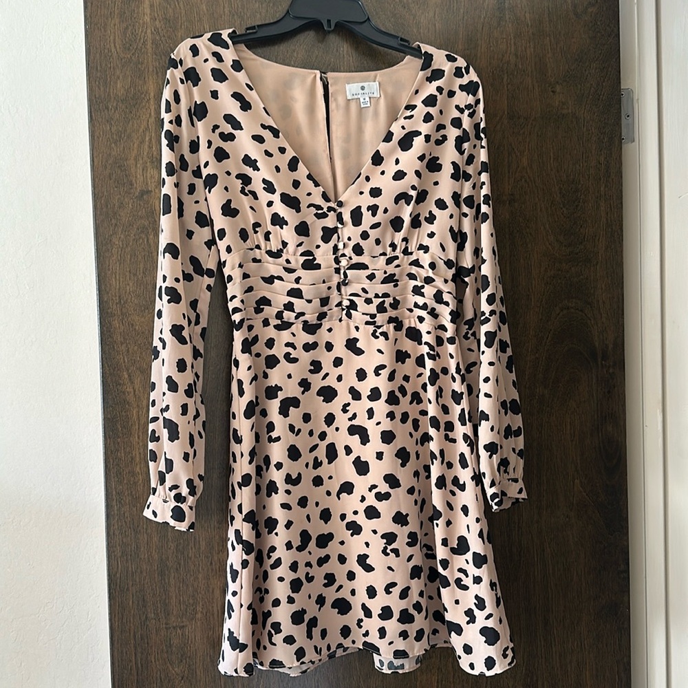 Socialite Leopard Print Dress